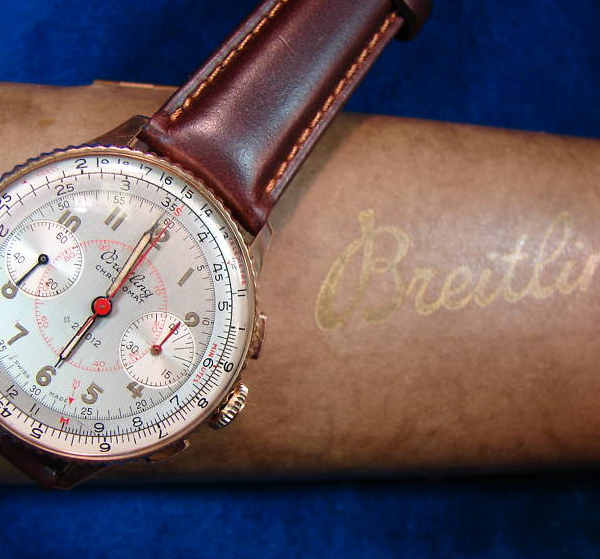 It’s On Ebay! 1946 Breitling Chronograph in 18K Gold
