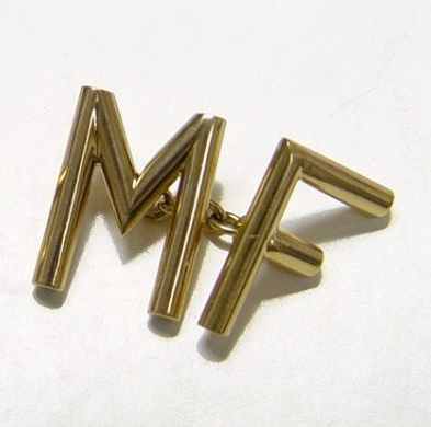 It’s On Ebay - “MF” Cufflinks by Cartier
