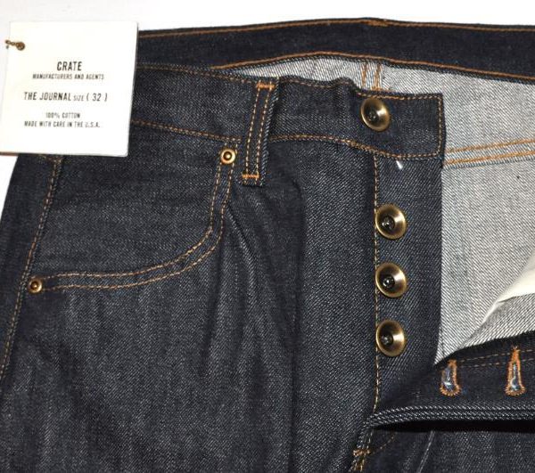It’s On Ebay - <i>Crate “Journal” raw denim jeans.</i>