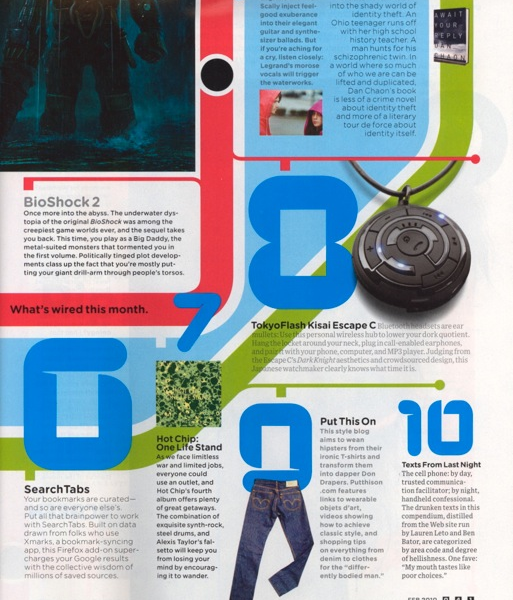 Thanks to Wired for including us in their Playlist this month