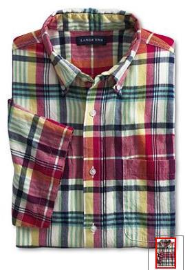 Madras shirts from Lands’ End