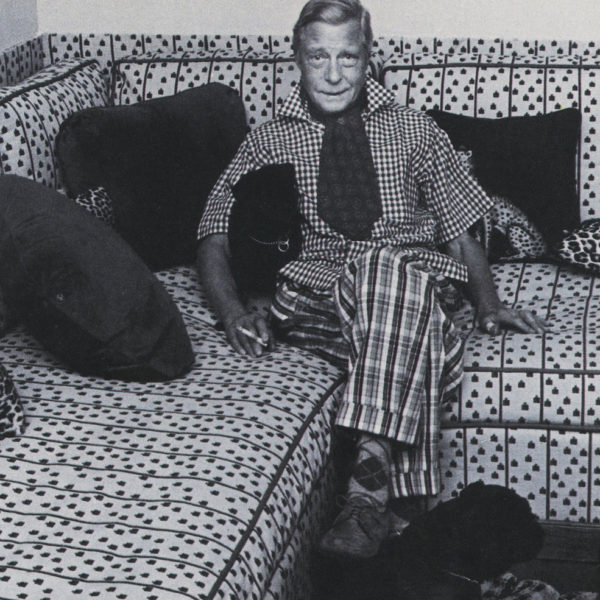 The late Duke of Windsor relaxing