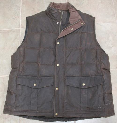 It’s On eBay: L.L. Bean Waxed Cotton Down Vest