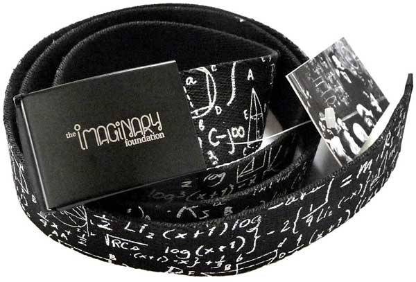 The Imaginary Foundation’s chalkboard belt