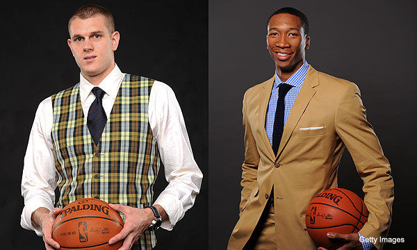 I’m not sure who should win best dressed draftee, but it’s between these two