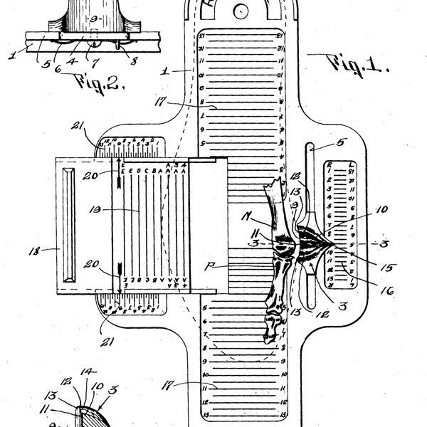 The Brannock Foot Measuring Device