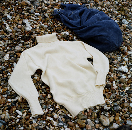 North Sea Clothing makes reproduction submariner sweaters in the UK