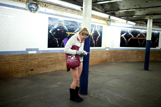 No Pants Subway Ride