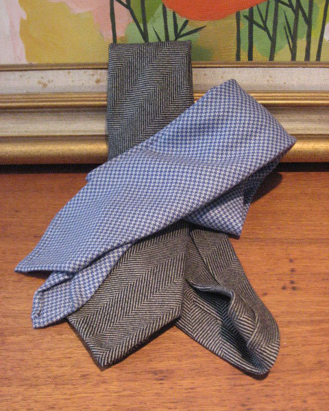 We Got It For Free: Panta Unlined Cashmere Neckties