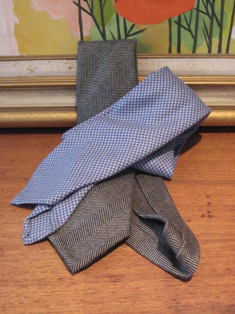 We Got It For Free: Panta Unlined Cashmere Neckties