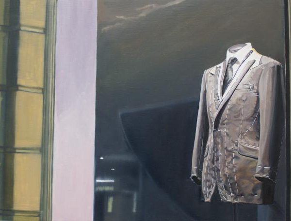 Oil paintings of Savile Row suits