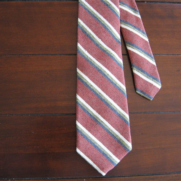 There has been a lot of buzz over raw silk ties. I’m a big, big fan.