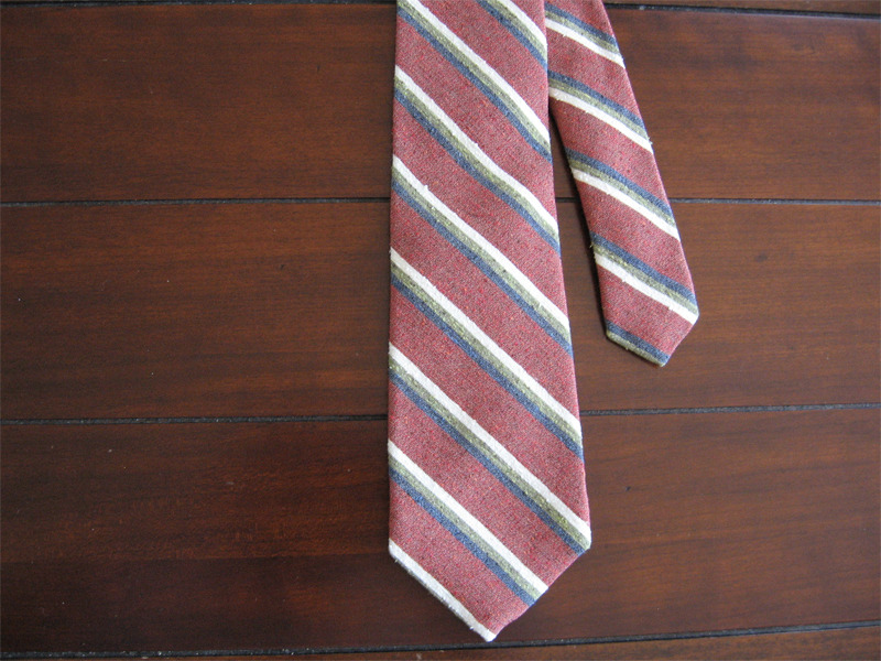 There has been a lot of buzz over raw silk ties. I’m a big, big fan.