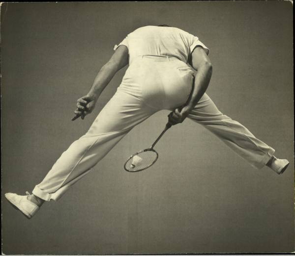 Badminton player, photographed Gjon Mili for Life Magazine in 1939