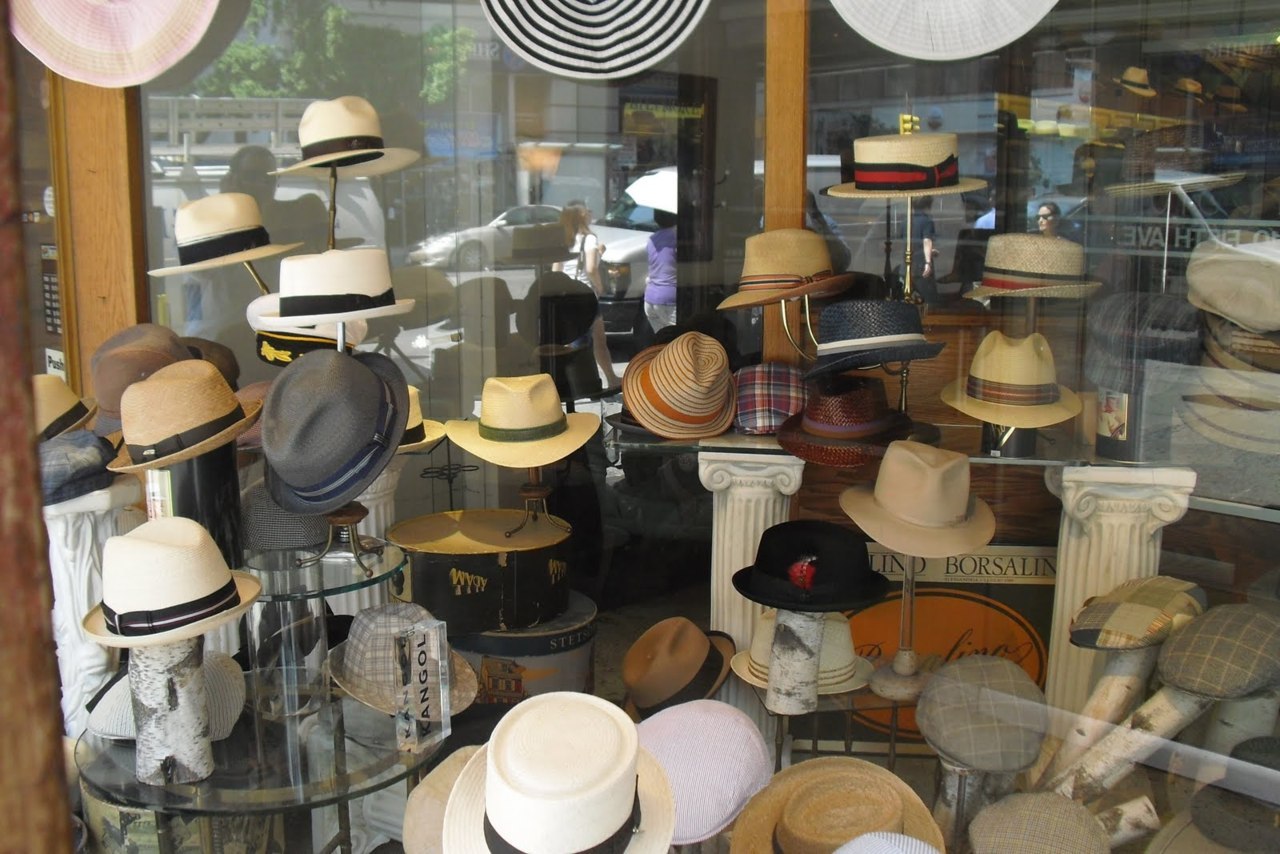 An Uptown Dandy visits JJ Hat Center in New York