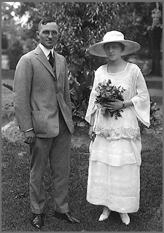 Harry S. Truman on his wedding day in 1919