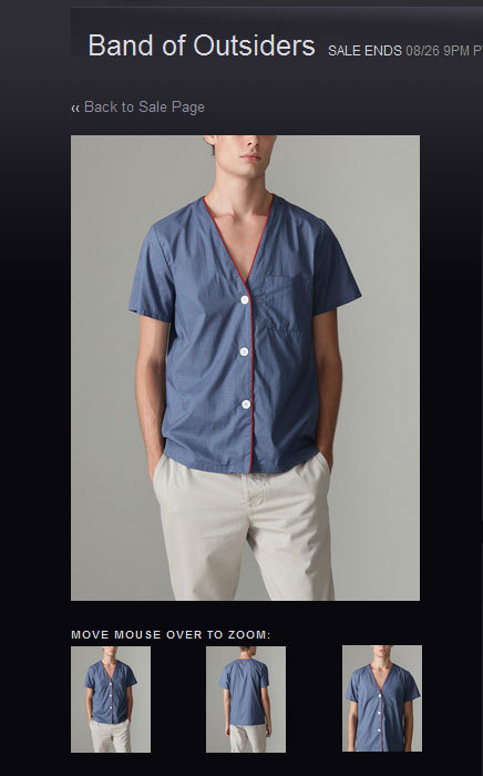 A women’s pajama shirt for men