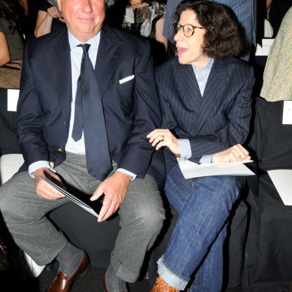 Graydon Carter and Fran Leibowitz