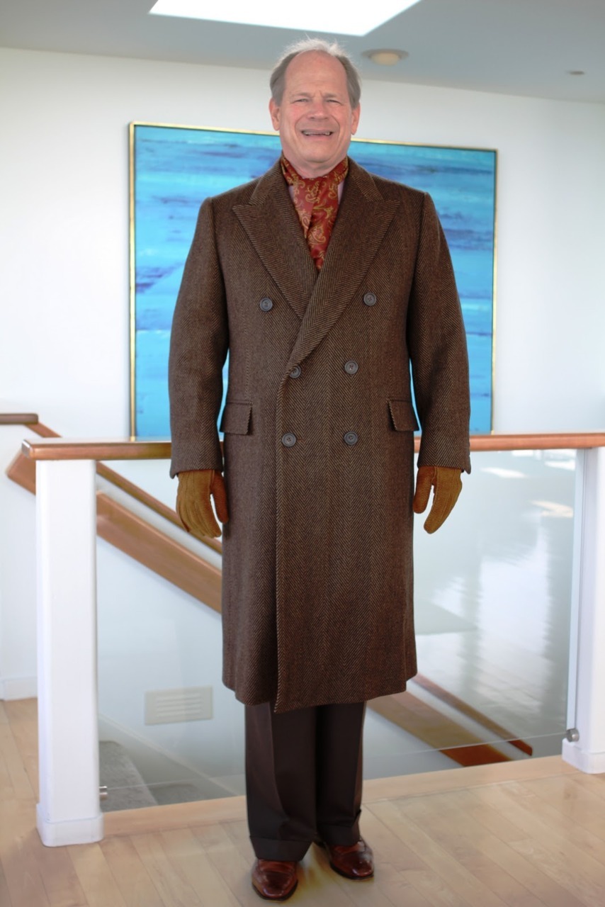 Will from A Suitable Wardrobe’s new overcoat