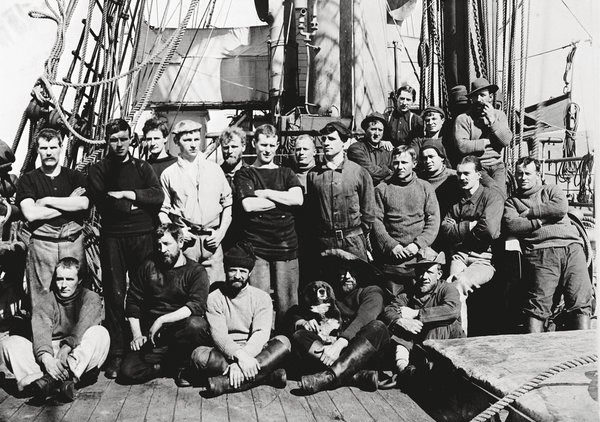 The crew of the Terra Nova expedition to the South Pole