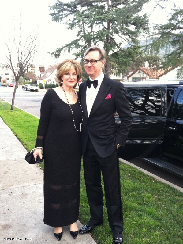 Our pal Paul Feig on his way to the Golden Globes