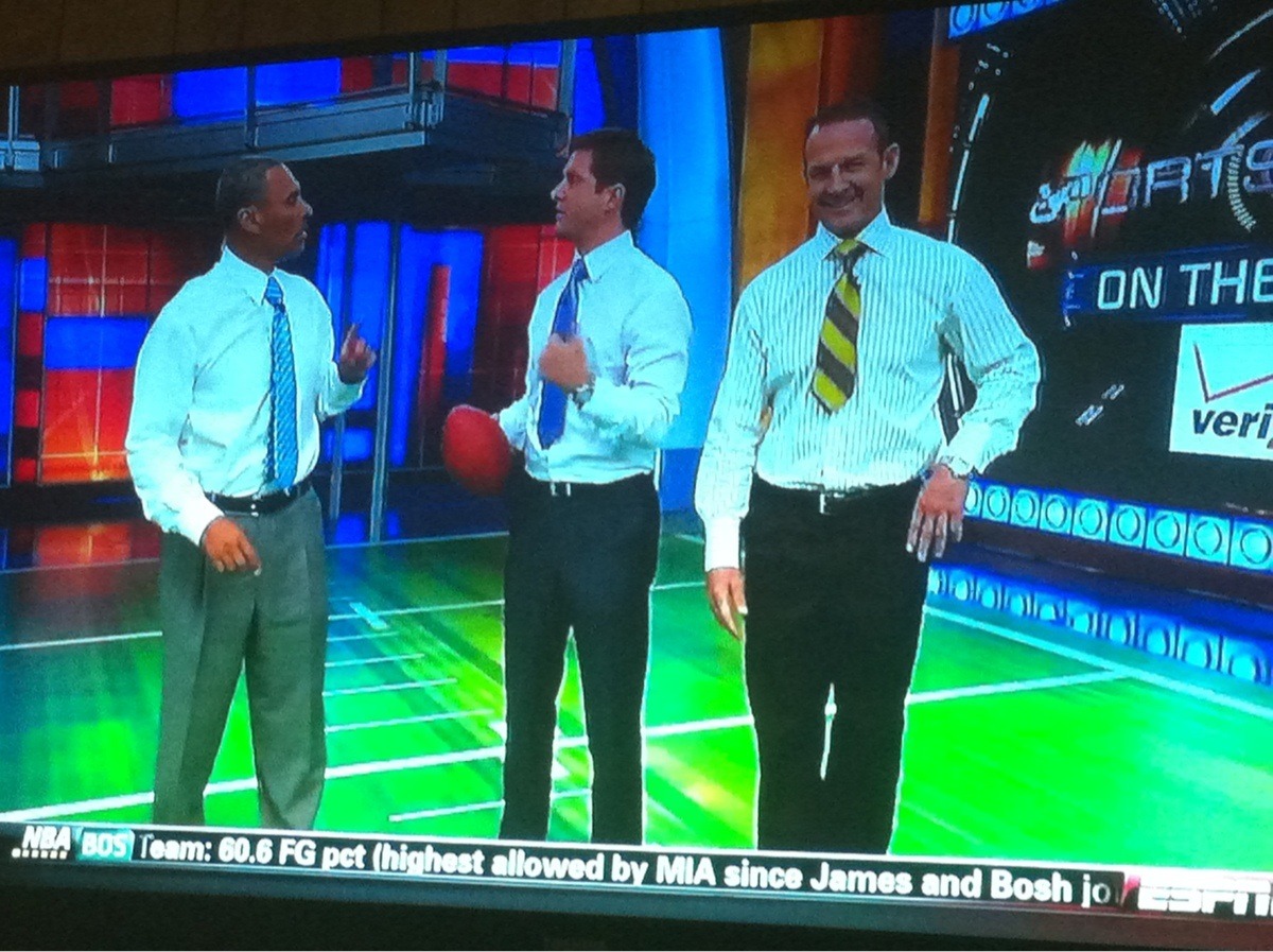 “Decreasing Order, left to right, how to wear a tie properly.”