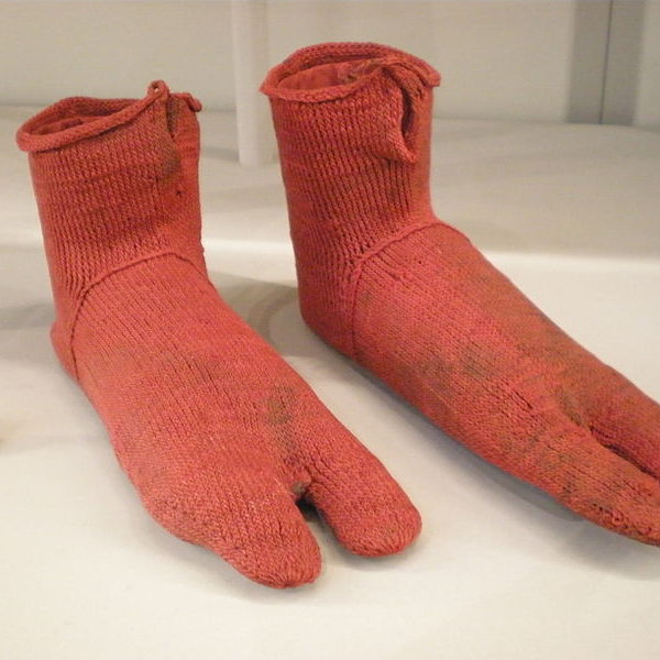 Ancient Egyptian socks, circa 250-420 AD