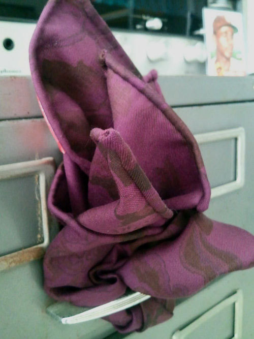 purple wool