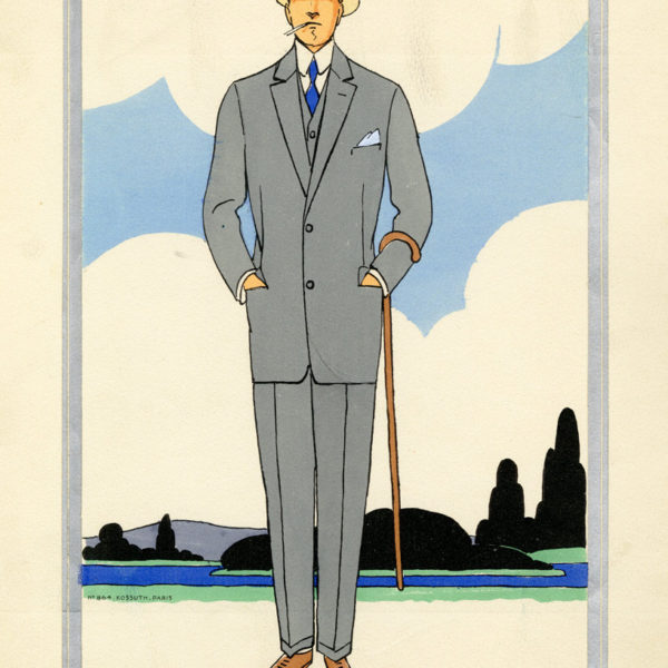 1920s men’s fashion illustrations