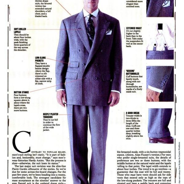 The Eighties Drape Suit