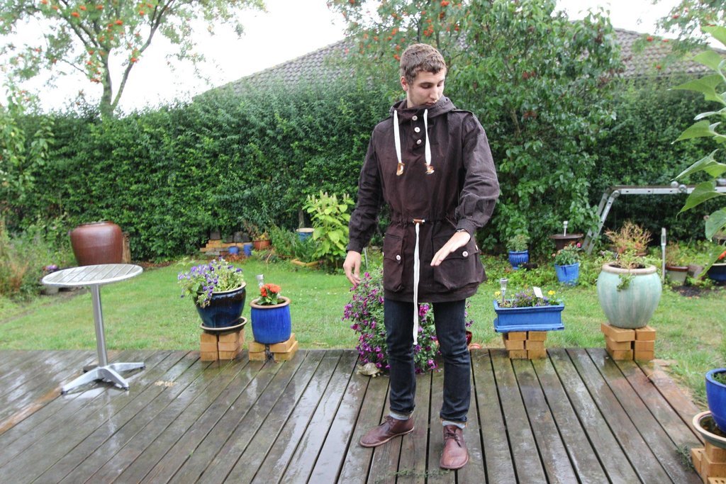 creating a waxed cotton Swedish Army anorak