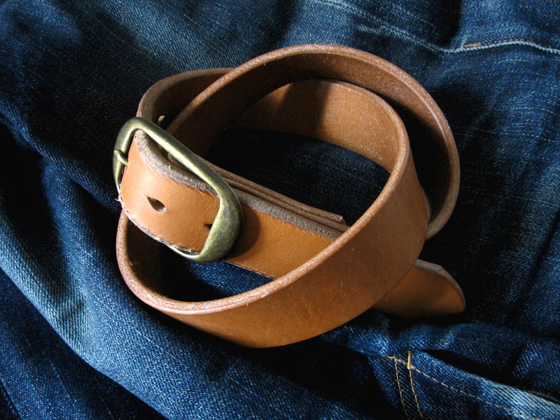 The Beauty of a Naturally Aged Leather Belt