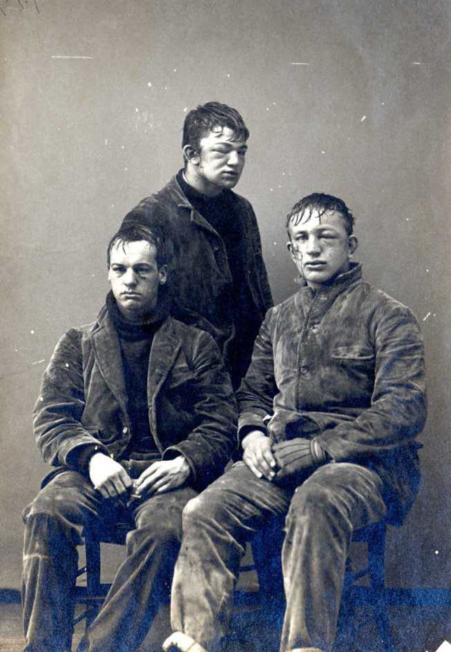 Rugged Ivy: Princeton sophomores after a snowball fight in the winter of 1893
