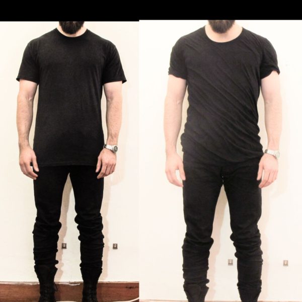 the difference between a $450 black t-shirt from Rick Owens and a $5 black t-shirt from Hanes