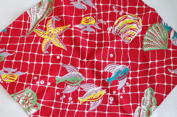 Your Sunday Square: A Rayon Aquatic Scene