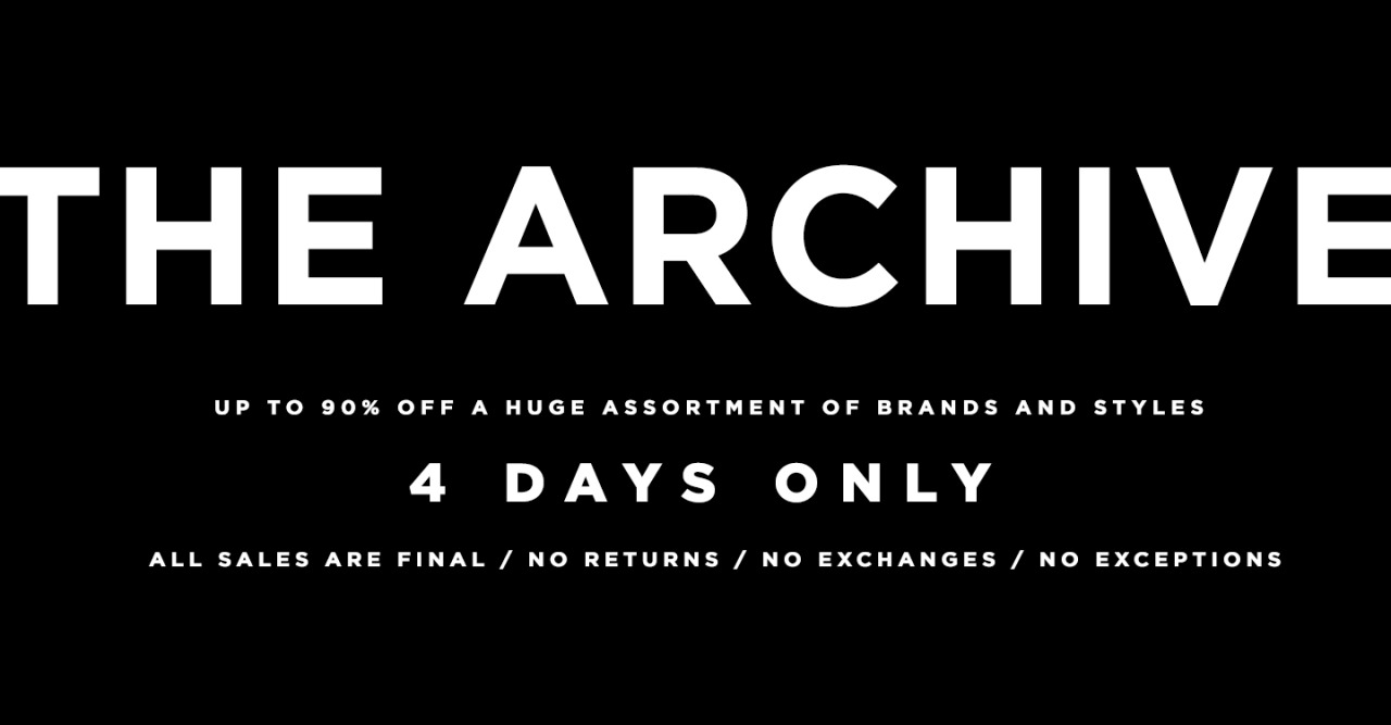 It’s on Sale: Unionmade Archive