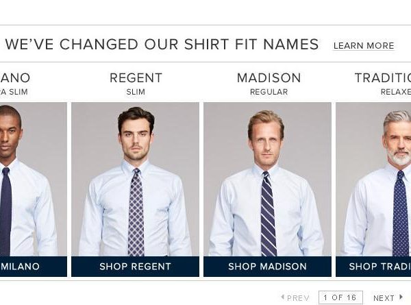 Brooks Brothers Changes Shirt Fit Names from Words That Mean Something to Words That Don’t Mean Anything