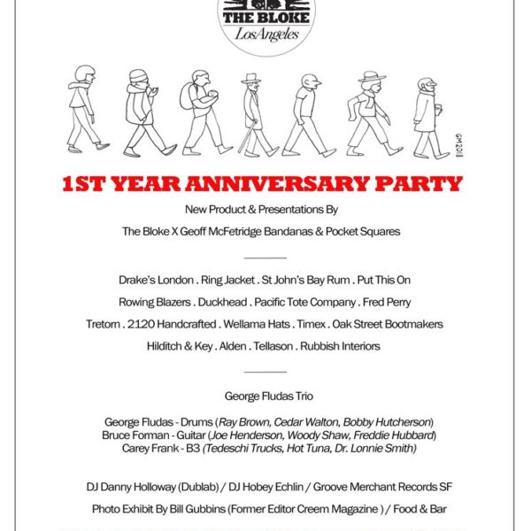 Hang Out With Us And Other Cool People at The Bloke's 1 Year Anniversary Party this Saturday in Pasadena, CA