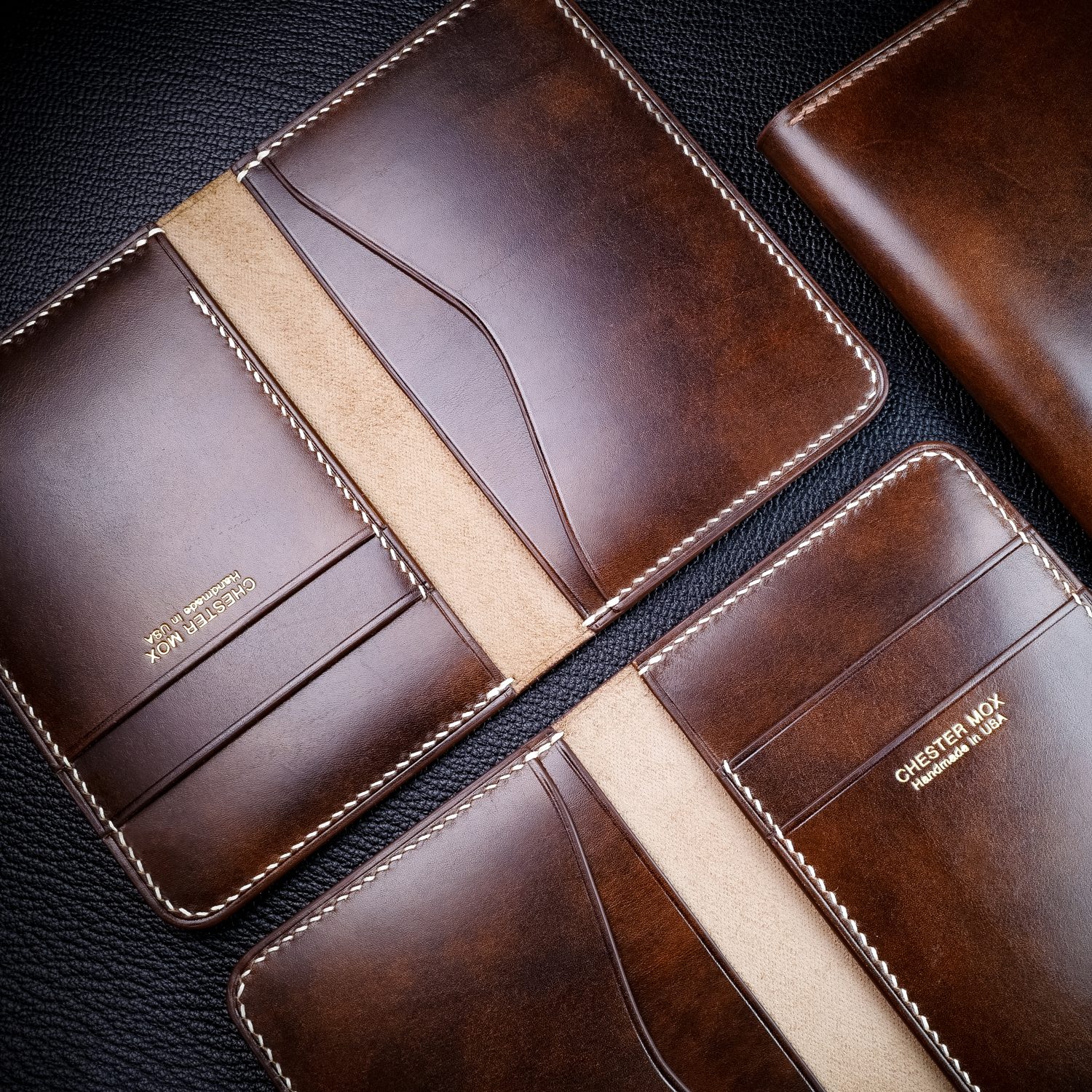 Custom Leather Goods on Sale at Chester Mox