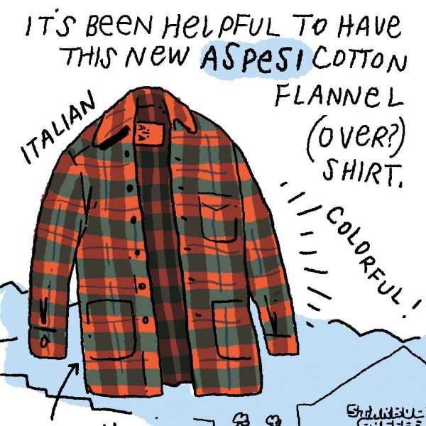 Style & Fashion Drawings: The Useful Overshirt