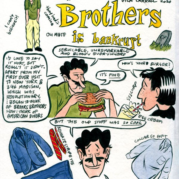Style & Fashion Drawings: Brooks Brothers is Bankrupt
