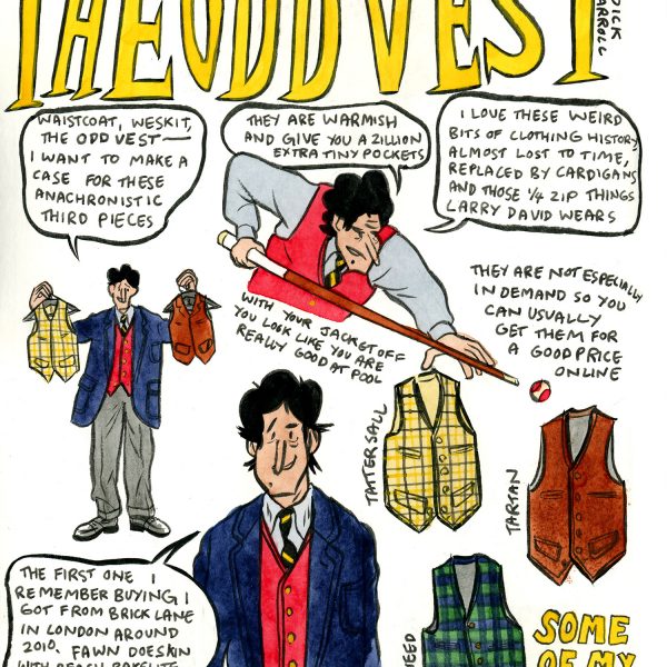 Style & Fashion Drawings: The Odd Vest