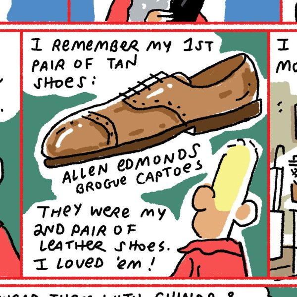 Style & Fashion Drawings: My Tan Shoes