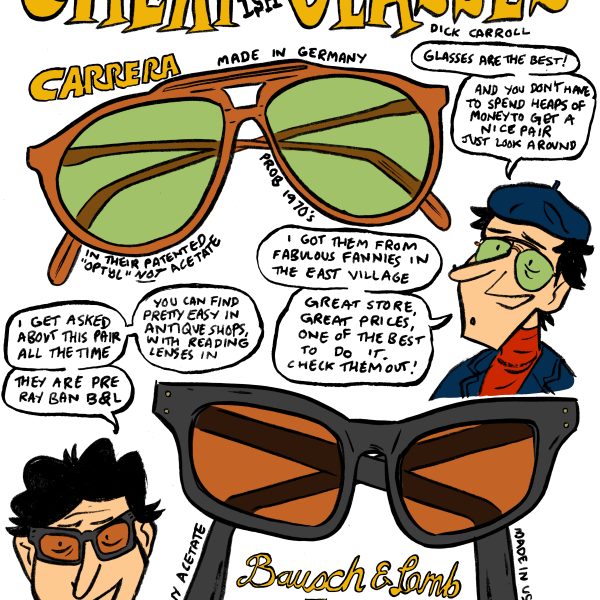 Style & Fashion Drawings: Cheapish Glasses