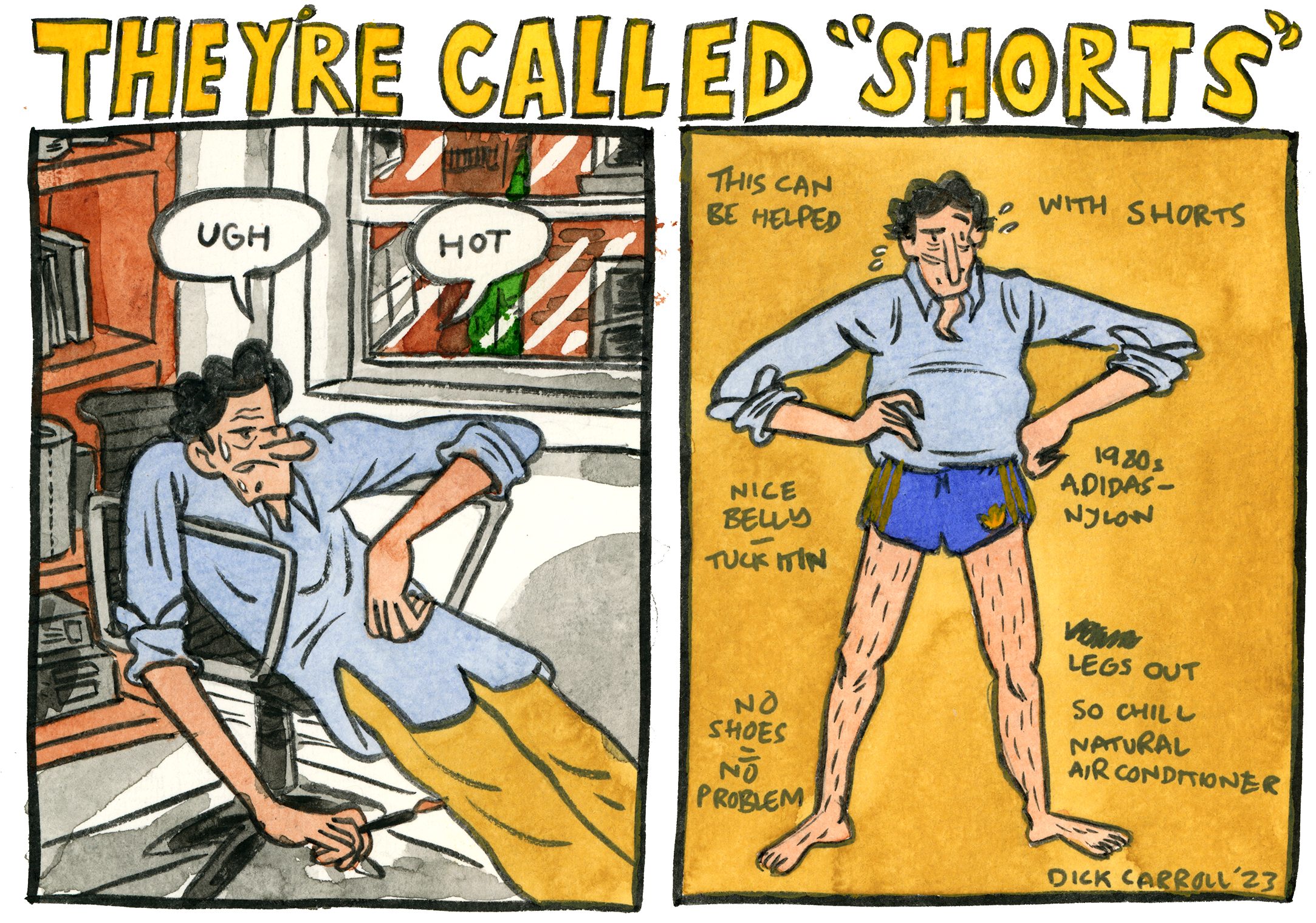 Style & Fashion Drawings They're Called Shorts Put This On