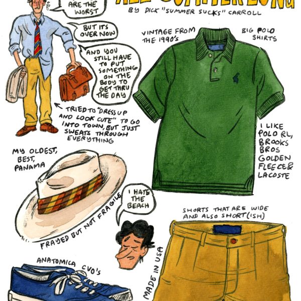 Style & Fashion Drawings: What I Was Wearing All Summer Long