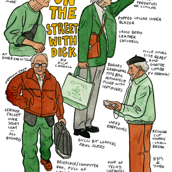Style & Fashion Drawings: On the Street With Dick