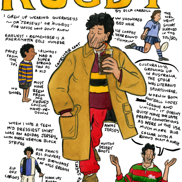 Style & Fashion Drawings: Rugby vs Jersey