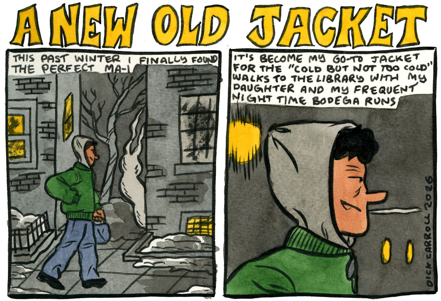 Style & Fashion Drawings: A New Old Jacket