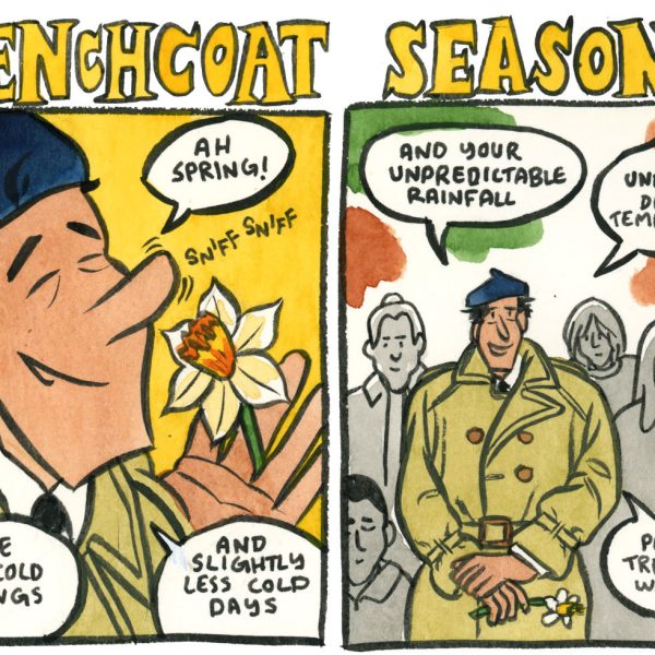 Style & Fashion Drawings: Trenchcoat Season